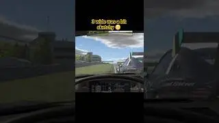 Опасный момент с тремя машинами в ряд в гонке Porsche Cup! #шорты