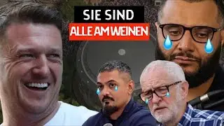 Tommy Robinsons Mega-Marsch bringt Islamisten und Woke-Aktivisten aus der Fassung