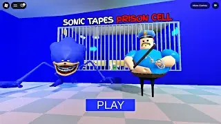 Sonic Tapes Vs Police Barry's Prison Run Obby - Gameplay walkthrough