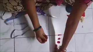 Fancy Cloth Button for neck Design | How To make Cloth Button Ft. Sarita | Hindi