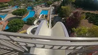 KAMIKAZE WATERSLIDE AT FASOURI WATERPARK CYPRUS