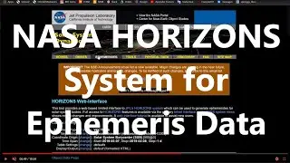 NASA HORIZONS System (Ephemeris) | Orbital Mechanics with Python 21