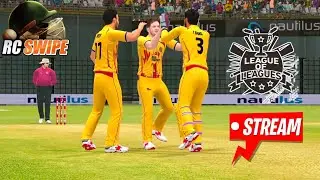 Real Cricket Swipe Live ! League Of Leagues Gameplay ! Ta Gaming