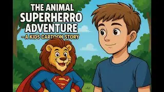 The Animal Superhero Adventure &ndash; A Kids Cartoon Story 🦁🕷️ @CrimeExposed86  #uk