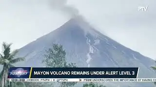 #Mayon Volcano remains under Alert Level 3