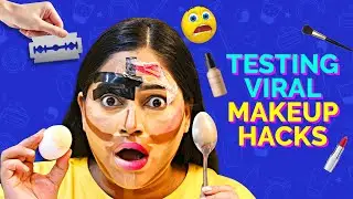 😱 Testing Out Most *Viral* & Weird Beauty Makeup Hacks 😭 Went Wrong 😡Don't Try This very Dangerous