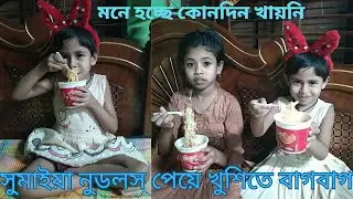 Noodles eating challenge || দুই বোন মিলে নুডুলস খাওয়ার চ্যালেন্জ ||Abdus Samad Food Review