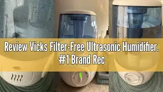 Review Vicks Filter-Free Ultrasonic Humidifier. #1 Brand Recommended by Pediatricians*. 1.2 Gal Ultr