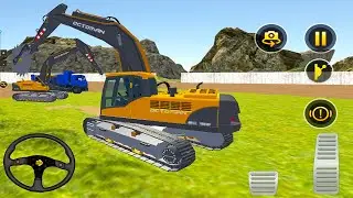Heavy Excavator Stone Cutter  Dump Truck - Construction Simulator 2021 -  Android Gameplay