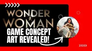 Unintentional Revelation: Developer Accidentally Unveils Wonder Woman Game Concept Art!