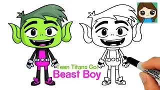 How to Draw Beast Boy | Teen Titans Go! (NEW)