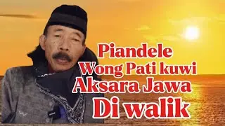 PATI KIDUL# JIMATE WONG PATI KUWI AKSARA JAWA DI WALIK.