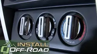 Jeep Wrangler Drake Off Road Climate Control Knob Billet Aluminum Set 2007-2010 Installation
