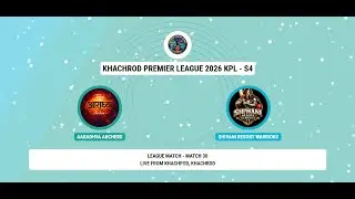 KPL 4 Match No. 30 Aaradhya Archers VS Shivani Resort Warriors