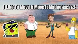 Cartoon Characters Sing I Like To Move It Madagascar 2!