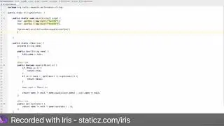 String Pool - 1 - Memory allocation different between String and Objects.