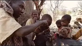 African Bush Hunter Cooks Wild Baboon Hadzabe Tribe Traditional #Cooking and#AfricanBush! #Short
