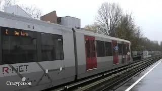 RET SG3 metro Zalmplaat Rotterdam naar De Terp in de Herfst