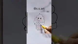 Easy cute cup cake drawing #art #drawing #yt #subscribe #like #cute #colouring #cake#cup#kids#shorts