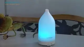 LIXADA UL Certification Ultrasonic Aroma Diffuser 100ml Air Humidifier LED Night Light
