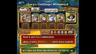 OPTC Garp's Challenge Whitebeard - DEX Team