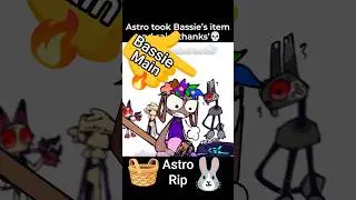 Astro took item from Bassie distract twisted Dandy's World new update #dandysworld #roblox #update