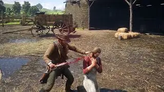 Rdr2 - Brutal Murders using Civil War Knife
