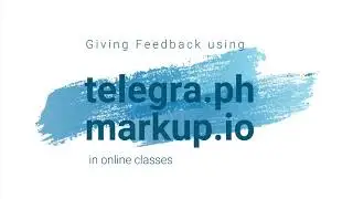 Giving feedback on writing with online classes