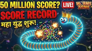 30 Million Score Challenge! 🔥 WormsZone.io Live