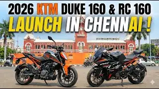 KTM RC 160 First Look in Chennai & Duke 160 TFT Screen Review | Rider Machine
