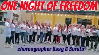 One night of freedom line dance, choreo by ussy (ina) & suroto (ina) OKtober 2025