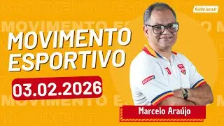 Movimento Esportivo com AROLDO COSTA na RÁDIO JORNAL | 03.02.26