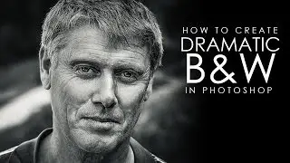 Dramatic Black and White Portrait - Photoshop Tutorial [Photoshopdesire.com]