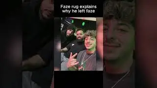 Faze rug explains why he left faze#faze #fypシ #viral #fazeclan