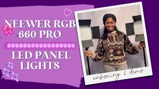 Neewer's 660 PRO RGB LED Panel Lights | Unboxing & Demo (Self-tape friendly)
