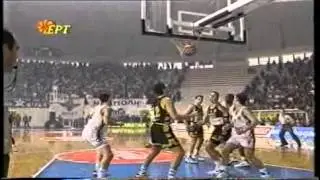 1993-1994 Greek Basketball League PAOK vs Aris first quarterfinal