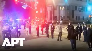 Protesters Clash With Police in Los Angeles on Second Night of &lsquo;ICE Out&rsquo; Rallies | APT