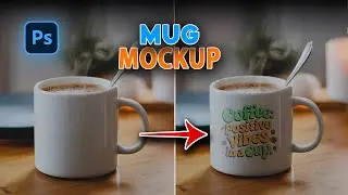 Mug mockup photoshop 2025 tutorial | How to apply design on Mug fast and easy