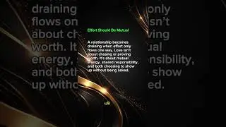Effort Should be Mutual #relationshipquotes#lovequotes#relationship#datingquotes#modernlove