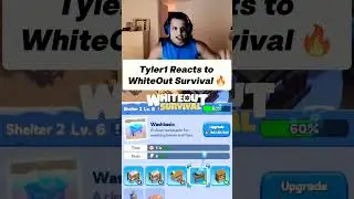 Tyler1 Reaction to Whiteout Survival 🔥#whiteoutsurvival #tyler1 #reaction #shortsgaming #viralgaming