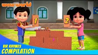 Number Song By Vir | 47 | Vir Rhymes Compilation | Popular Songs in English | Wow World
