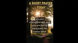 A SHORT PRAYER OF THANKS TODAY. God’s voice brings peace, promise, and purpose