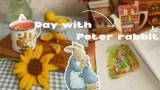 A day in Peter rabbit&rsquo;s world🐰| the start of summer🍉| watercolor 🌈