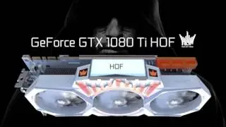 GALAX GeForce GTX 1080 Ti HOF LCD-Display