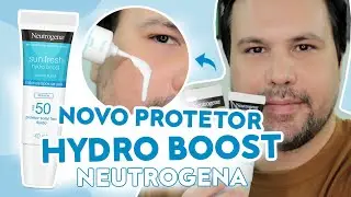 NOVO PROTETOR SOLAR HYDRO BOOST Neutrogena Sun Fresh Resenha Novidade de Farmácia