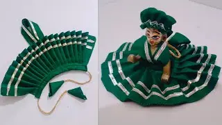 अस्तर से बनाए लडडू गोपाल की ड्रेस/Summer Dress For Laddu Gopal ji/Cotton Dress For Kanhaji/poshak