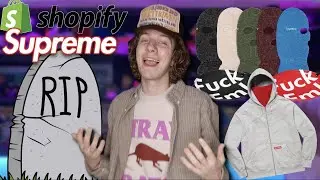 The END of Supreme! New Shopify Site + Droplist Review