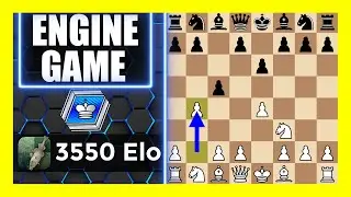 Stockfish 16 Chess Game | Sicilian Defense, Wing Gambit Deferred | W/D/L %
