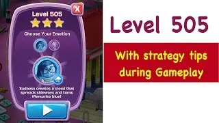 Inside Out Thought Bubbles Level 505 Tips and Strategy Gameplay Walkthrough No Boosters