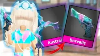 JUGU&Eacute; con el SET AURORA en MM2 (Murder Mystery 2)